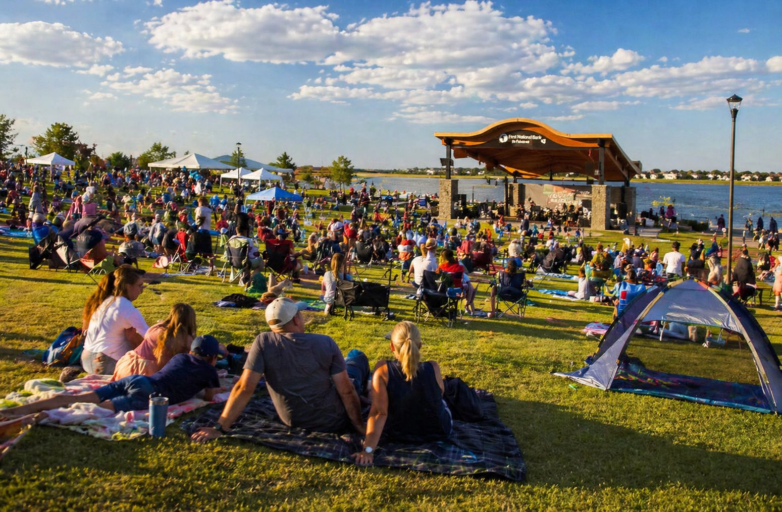 Windsor Lake concert and community events